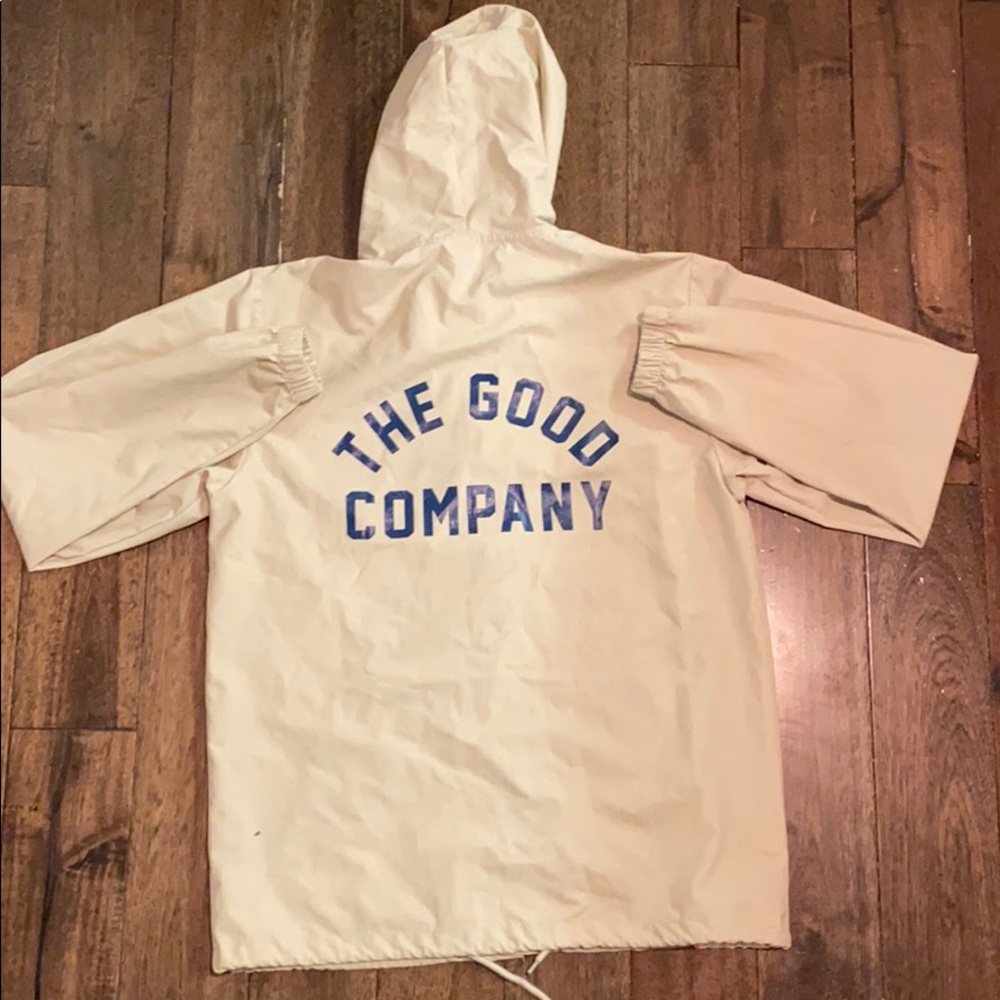 Beige windbreaker